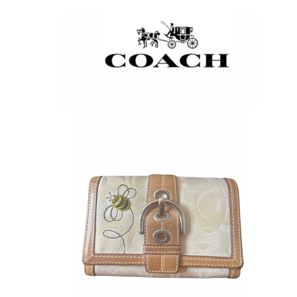 Coach Handbags - Coach EUC Bee Bifold Wallet